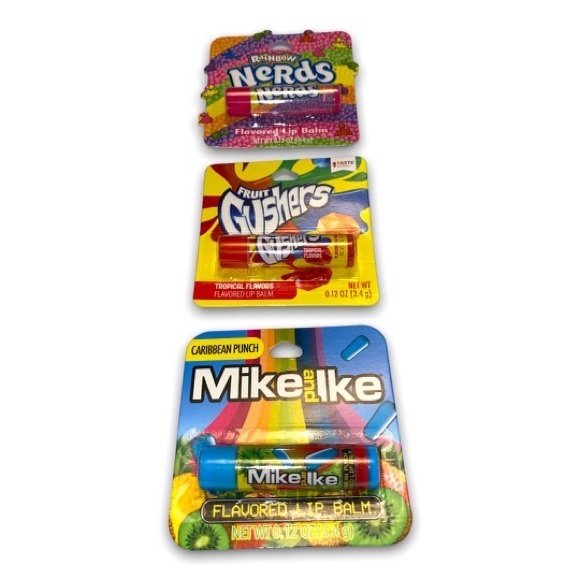 Blow Pop Nerds Pixy Stix Gushers Twizzlers Mike-Ike Laffy-Taffy Flavored LipBalm - Picture 4 of 5